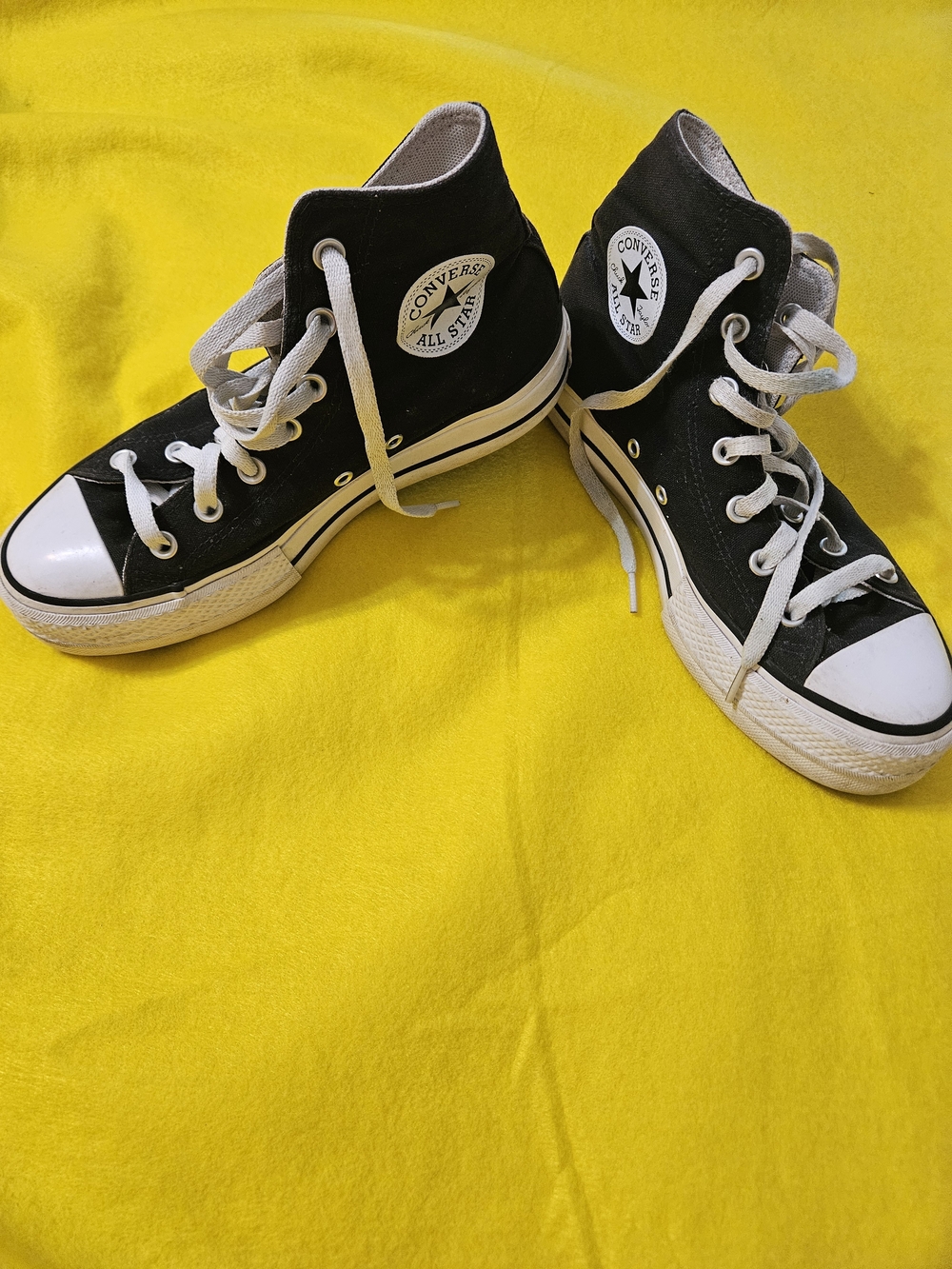 Converse Black and White High-Top Sneakers